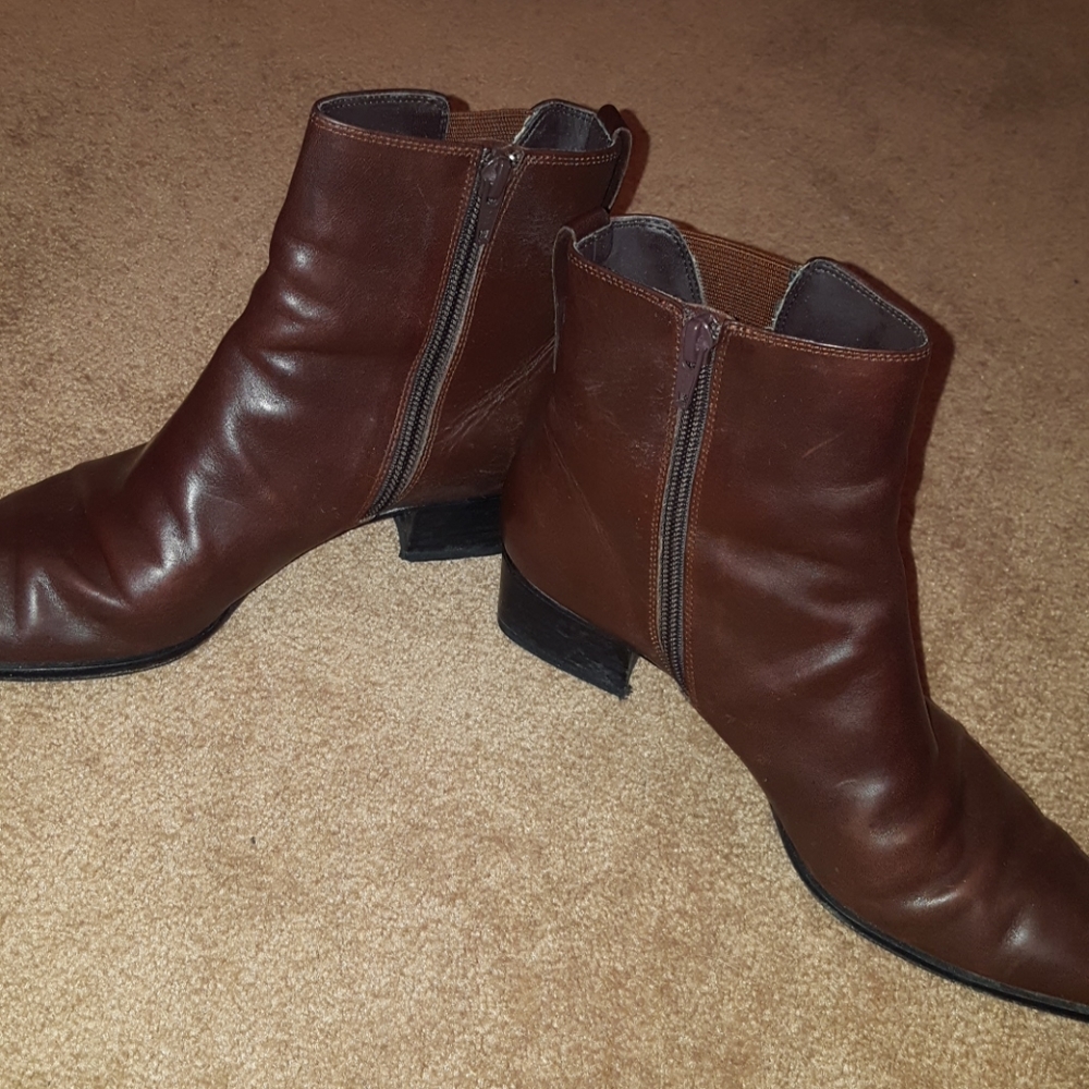 Vaneli Cherine Dark Tan Ankle Boot - Picture 3 of 8